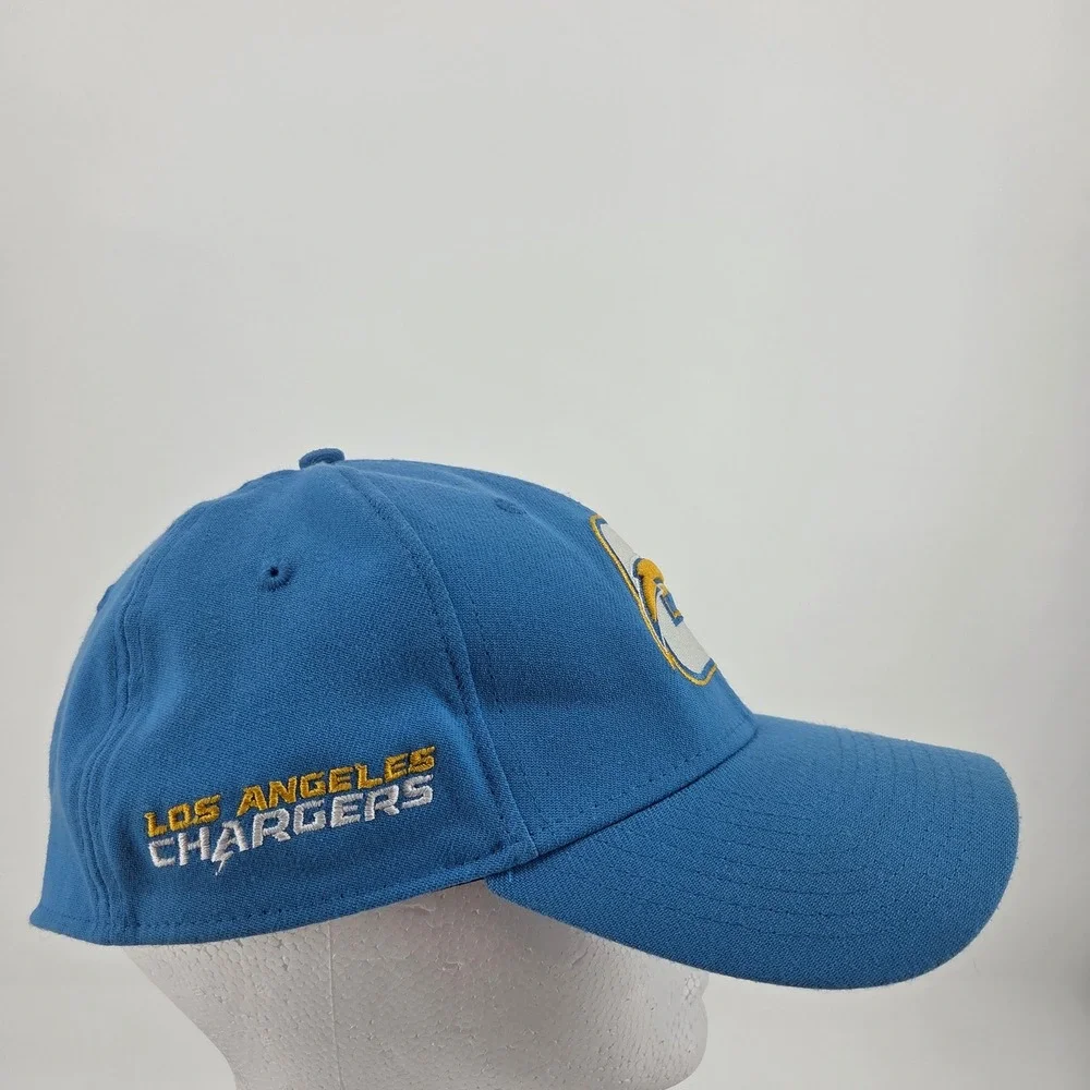 New Era Los Angeles Chargers 39THIRTY Stretch Fit Hat L/XL Powder Blue NFL Cap